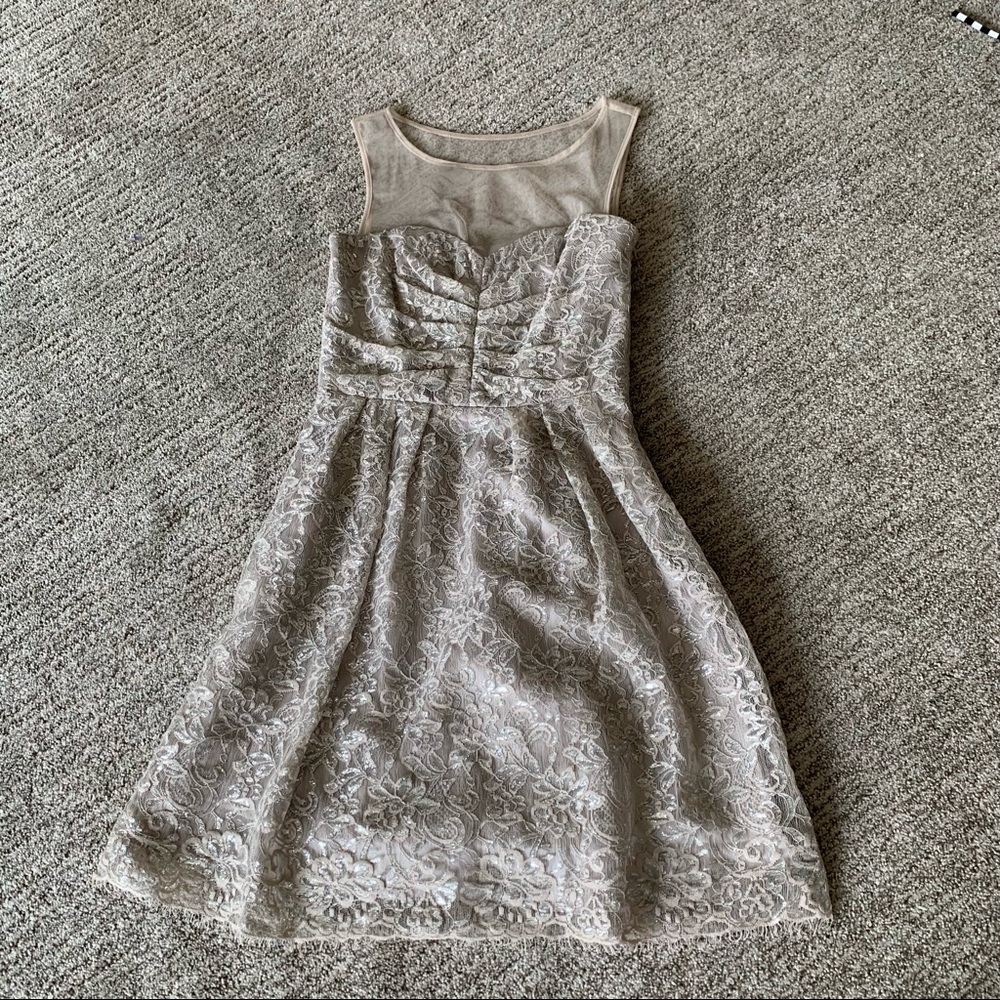 Lace Tan Dress Size 0